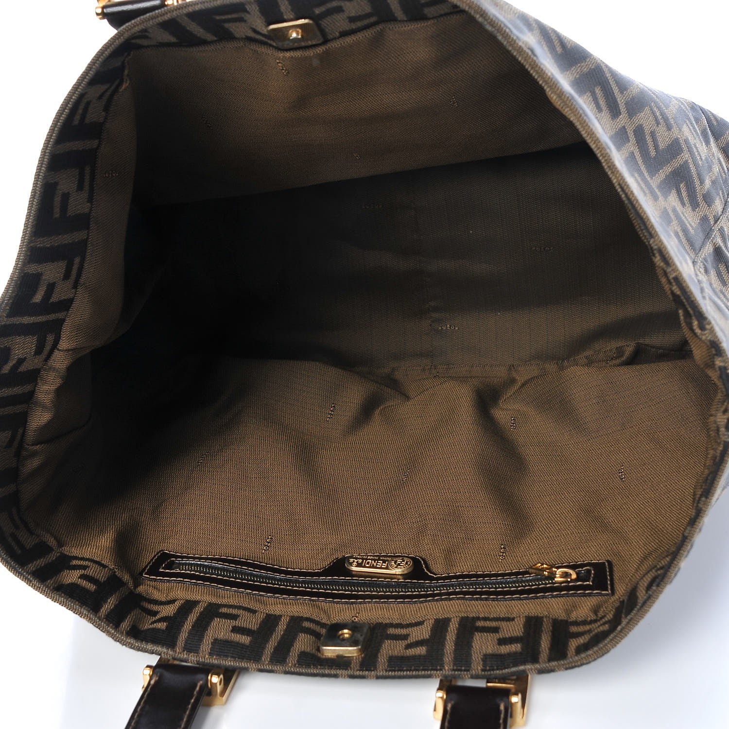 Fendi Zucca Tote Tobacco 5 of 8