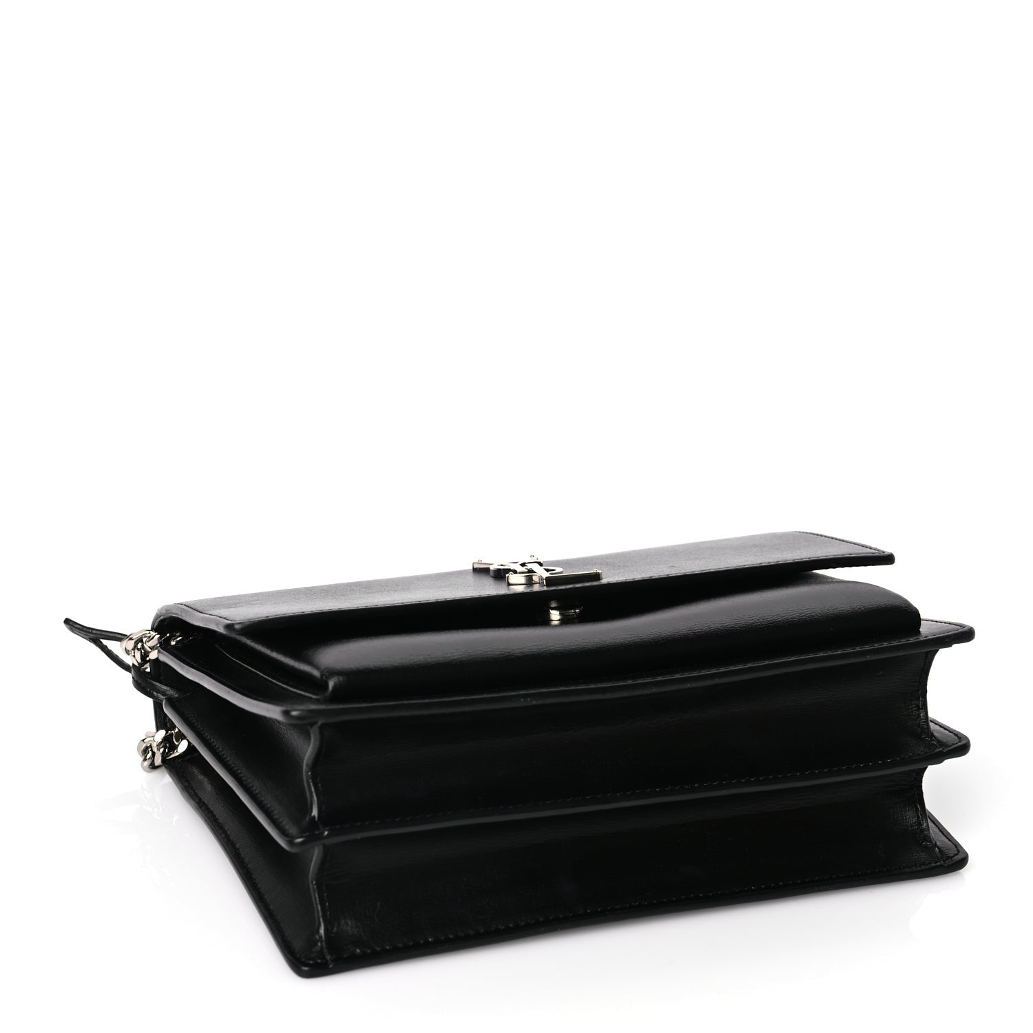 Saint Laurent Calfskin Medium Monogram Sunset Black 3 of 8