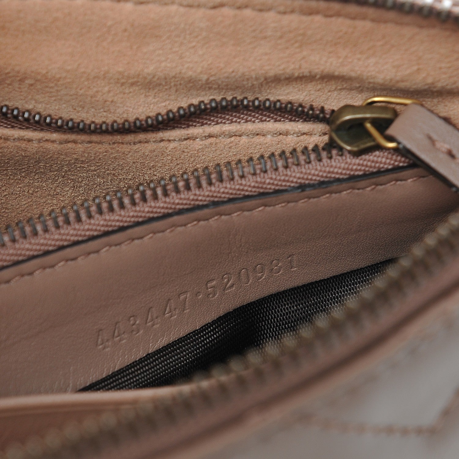 Gucci Calfskin Matelasse Mini GG Marmont Chain Bag Porcelain Rose 7 of 8