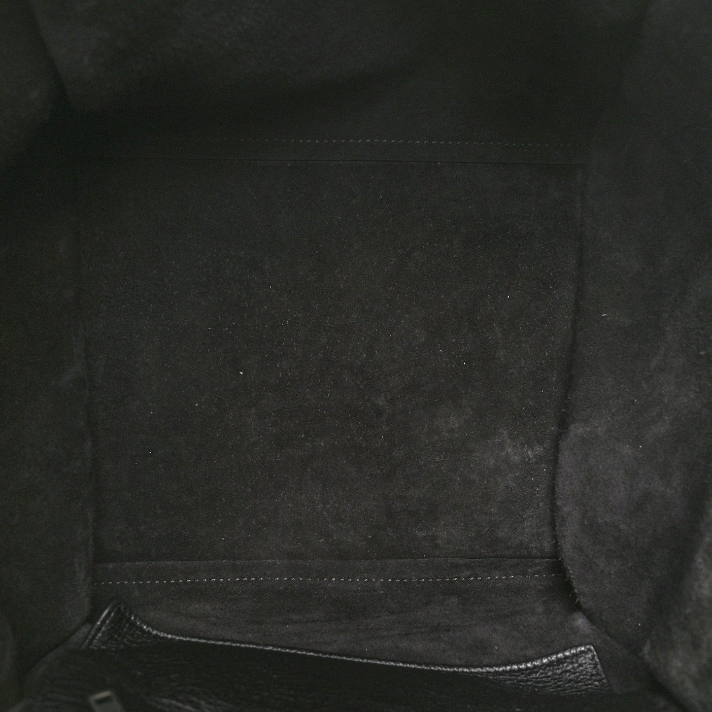 Supple Grained Calfskin Small Big Bag Black
