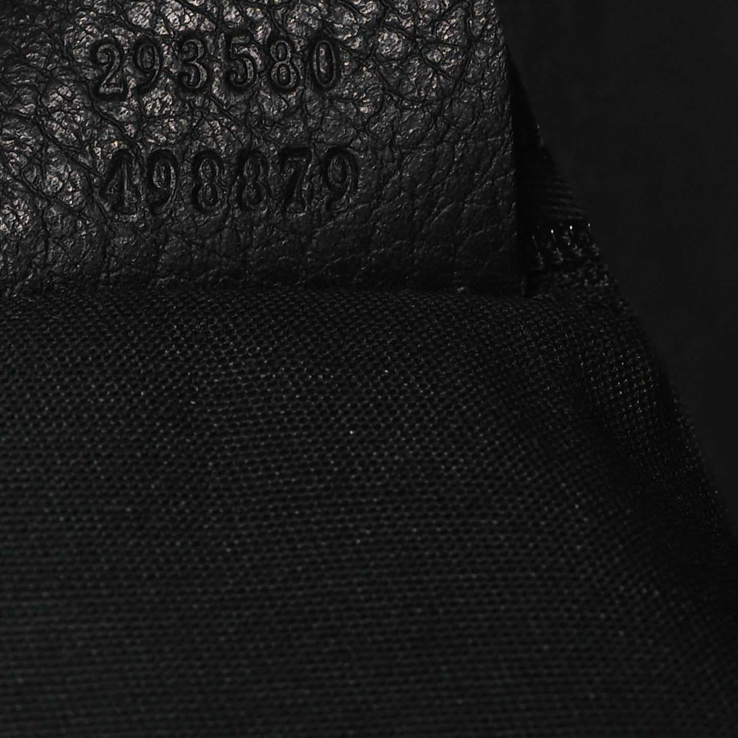 Denim Monogram Large Abbey Tote Black