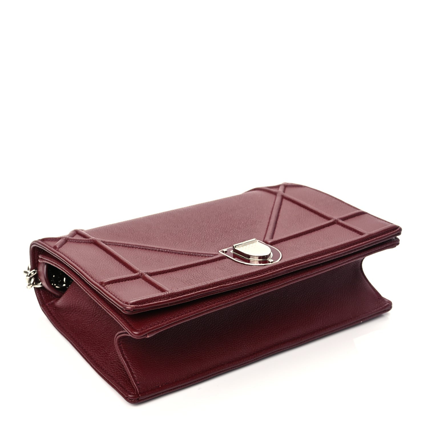 Christian Dior Grained Calfskin Medium Diorama Flap Bag 3 of 9