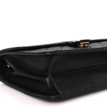 Chanel Lambskin Quilted Medium Single Flap Black 8 of 9