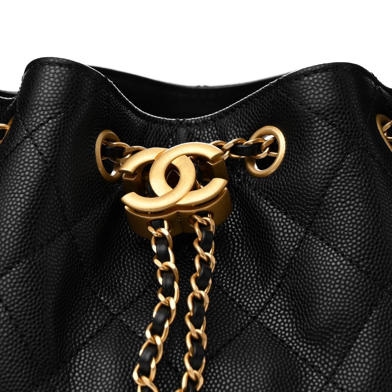 Chanel Caviar Quilted Small Chanel 25 Handbag Black 8 of 11