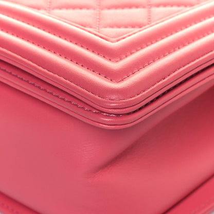 Chanel Calfskin Quilted Medium Boy Flap Pink 10 of 15