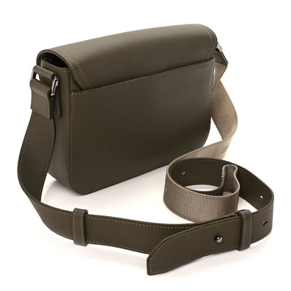 Christian Dior Grained Calfskin Small Saddle Messenger Bag Green 2 of 8