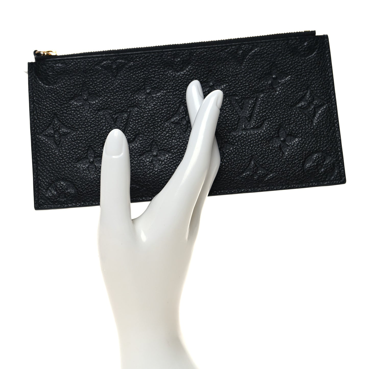 Empreinte Felicie Chain Wallet Zippered Insert Black