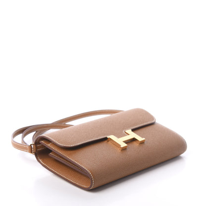 Hermes Epsom Constance Long Wallet To Go Gold 4 of 9