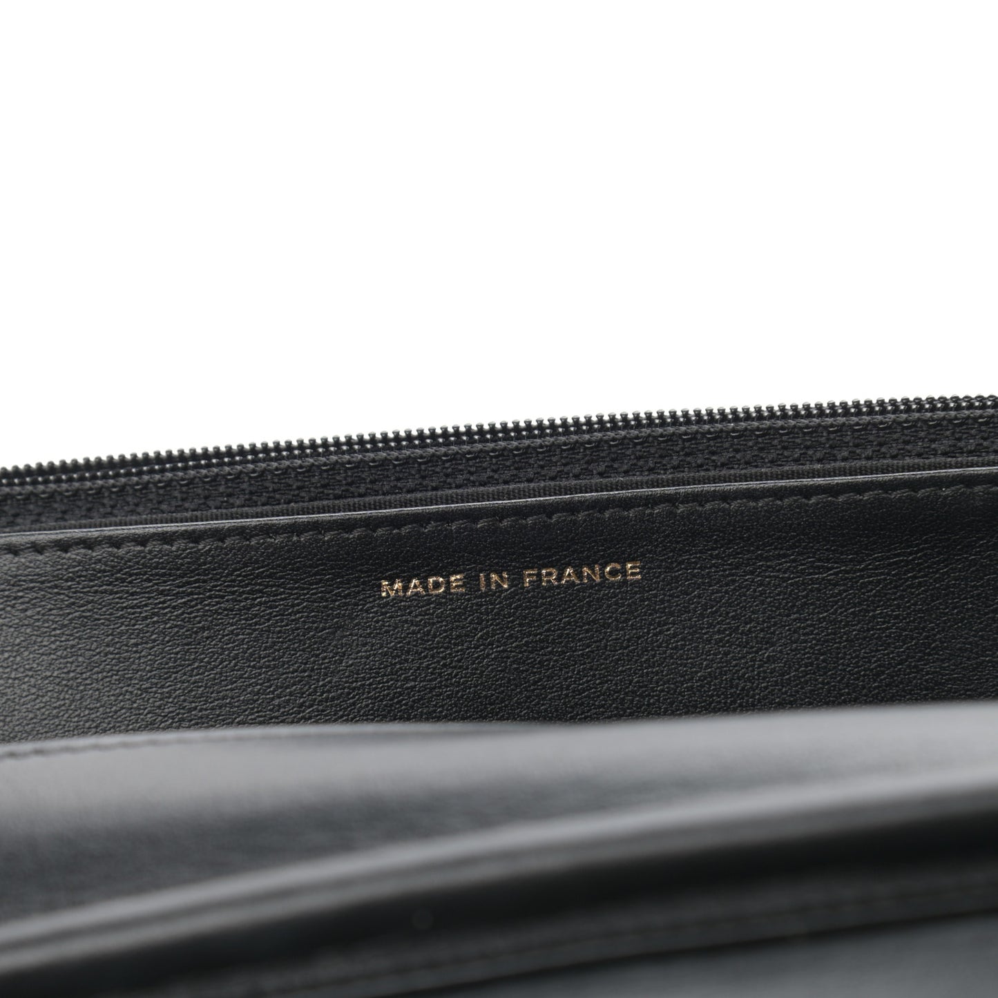 Caviar Quilted Boy Wallet On Chain WOC Black
