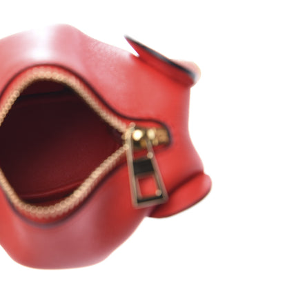 Loewe Calfskin Elephant Coin Purse Red 5 of 8