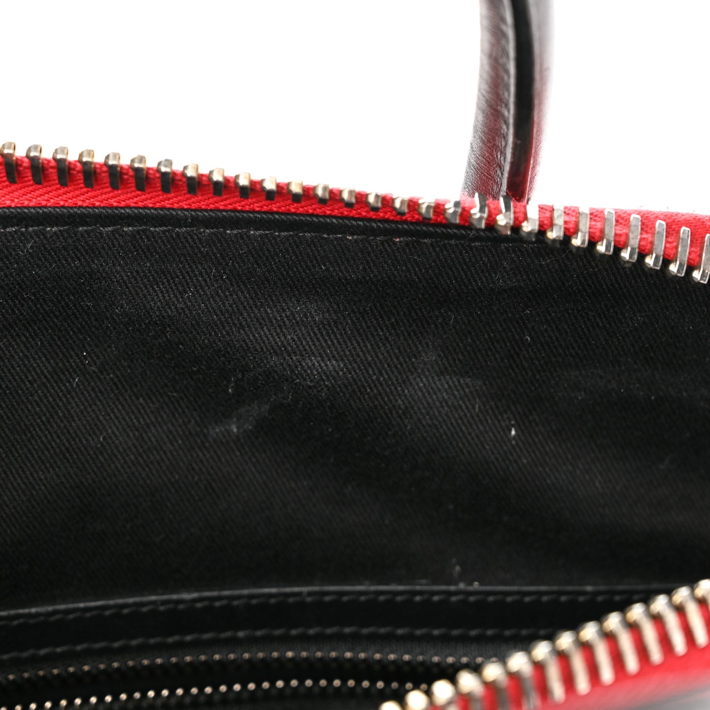 Smooth Calfskin Small Bi-Color Antigona Red Black