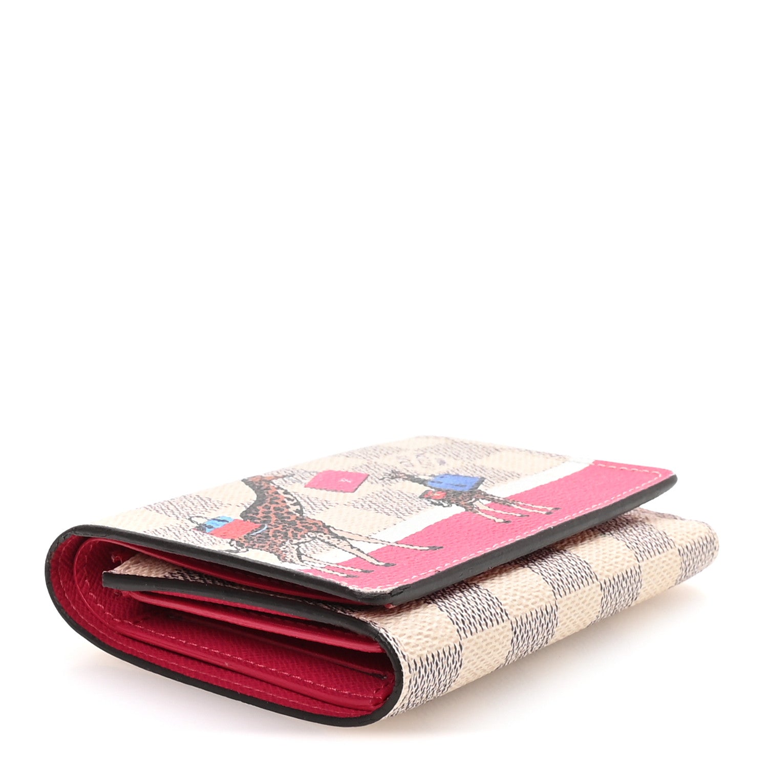 Louis Vuitton Damier Azur 2017 Christmas Animation Victorine Wallet 4 of 7