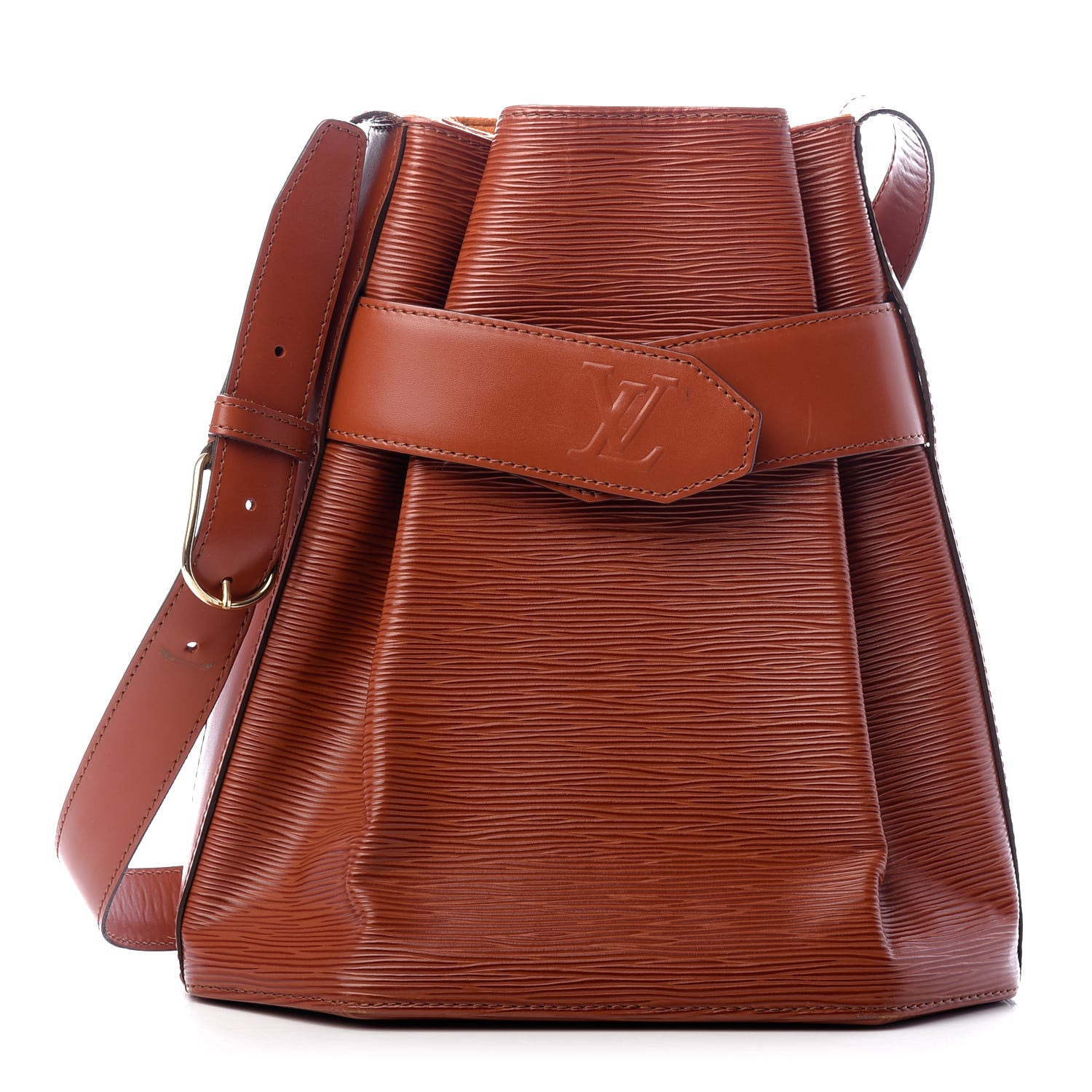 Louis Vuitton Epi Sac D'Epaule Kenyan Fawn 1 of 8