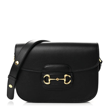 Gucci Azalea Calfskin Horsebit 1955 Shoulder Bag Black 1 of 7