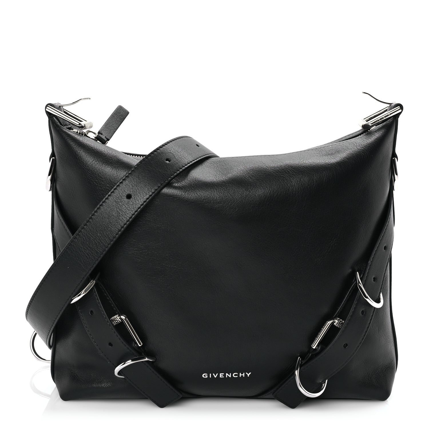 Givenchy Calfskin Medium Voyou Bag  Black 1 of 8