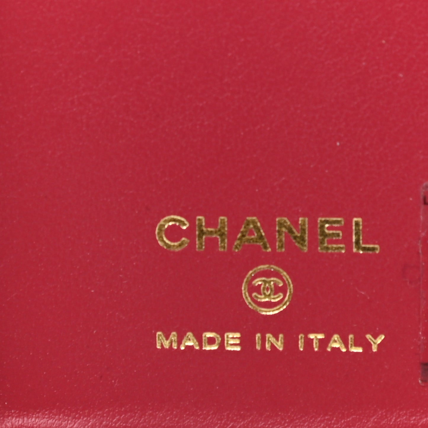 Shiny Goatskin Quilted 19 iPhone XI Pro Holder With Chain Black