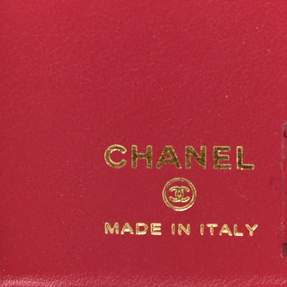 Chanel Shiny Goatskin Quilted 19 iPhone XI Pro Holder With Chain Black 6 of 8