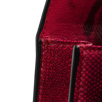 Bulgari Shiny Karung Serpenti Forever Top Handle Red 12 of 12