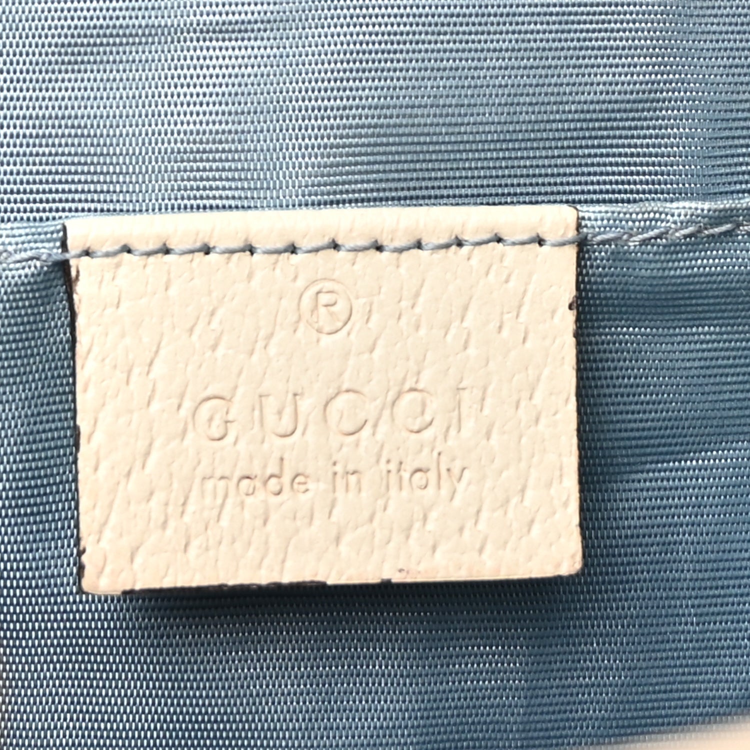Gucci Grained Calfskin Bee Star Small Padlock Shoulder Bag White 5 of 8