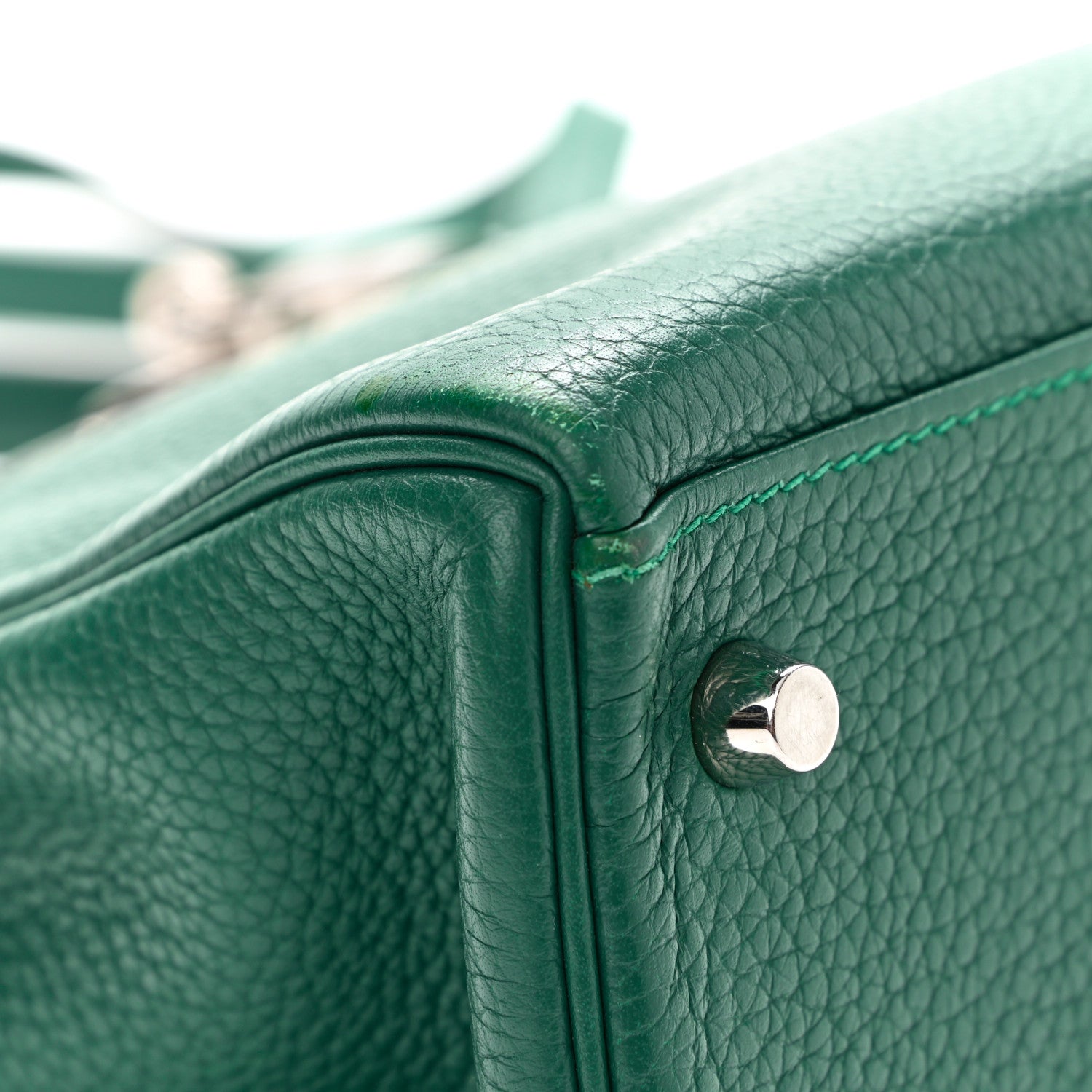 Hermes Taurillon Clemence Kelly Retourne 28 Malachite 13 of 14