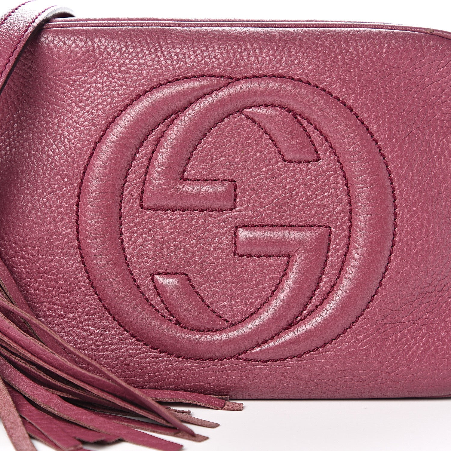 Gucci Pebbled Calfskin Small Soho Disco Bag Peonia Flower 16 of 16