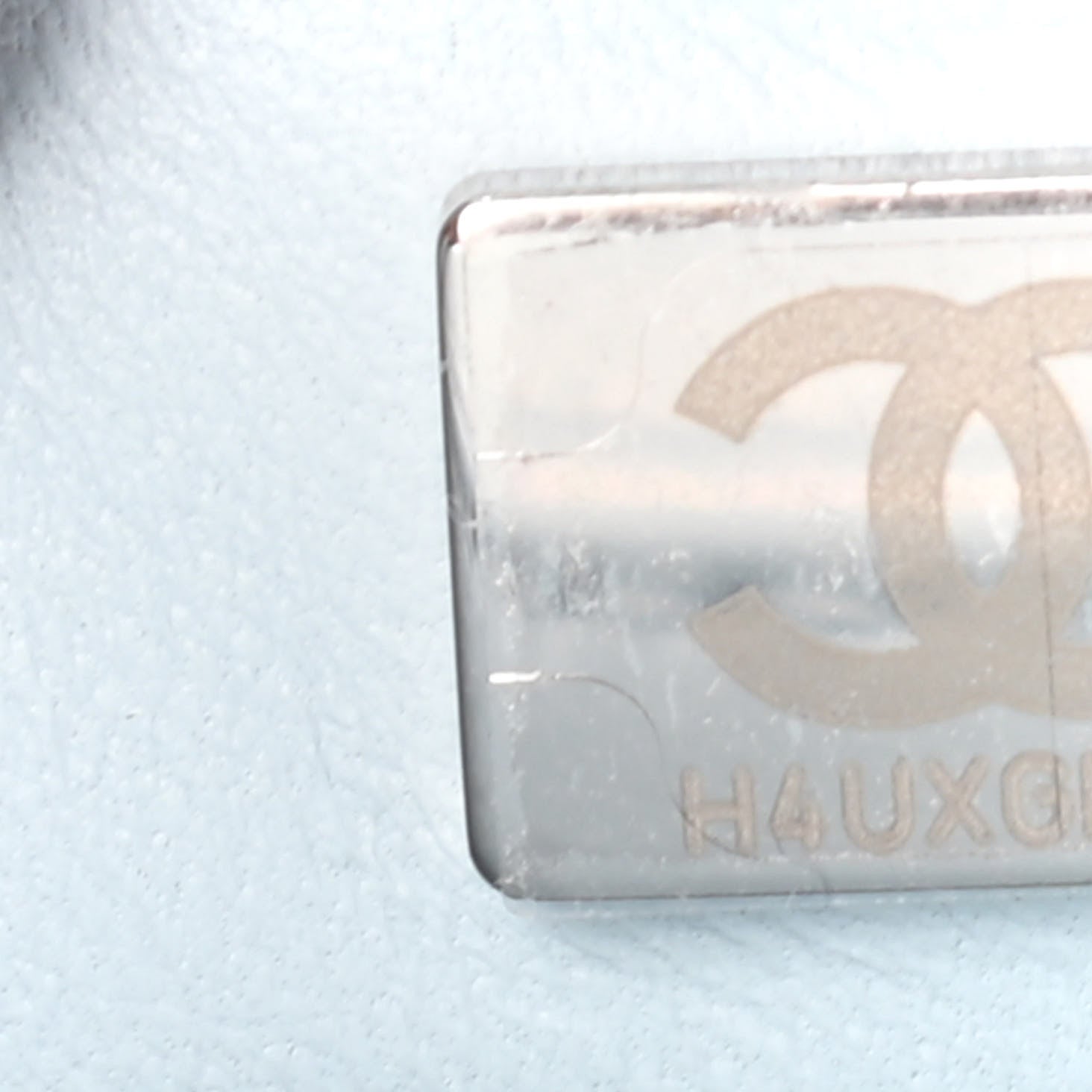 Chanel Iridescent Caviar Quilted Extra Mini Coco Handle Flap Light Blue 7 of 9