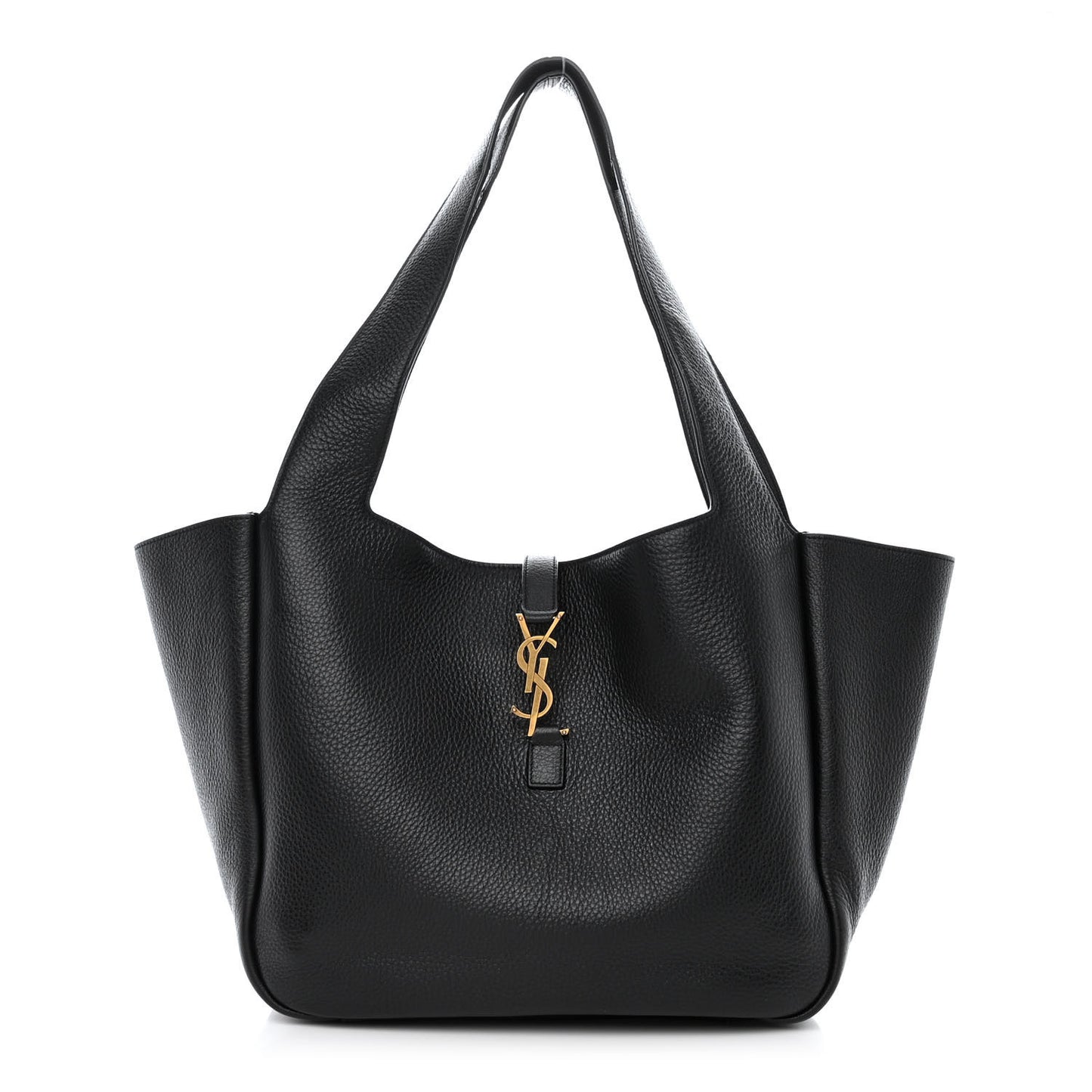 Grained Deerskin Bea Tote Black