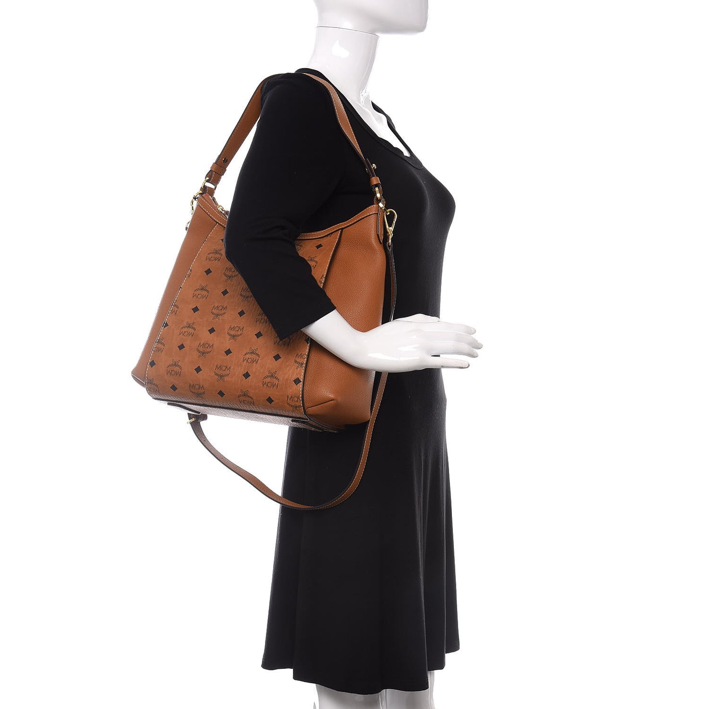 Visetos Medium Luisa Hobo Cognac