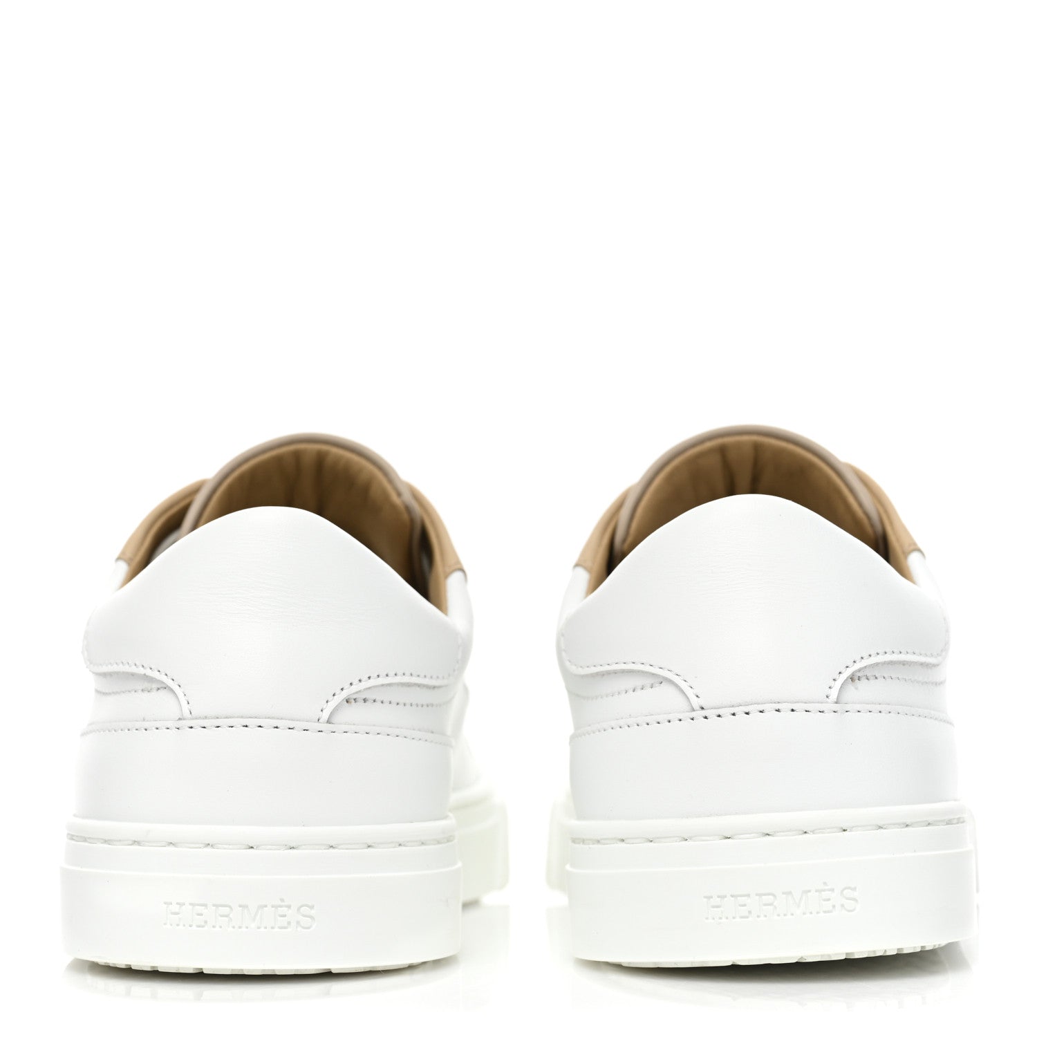 Hermes Calfskin Day Sneakers 35.5 Multicolor White 4 of 10