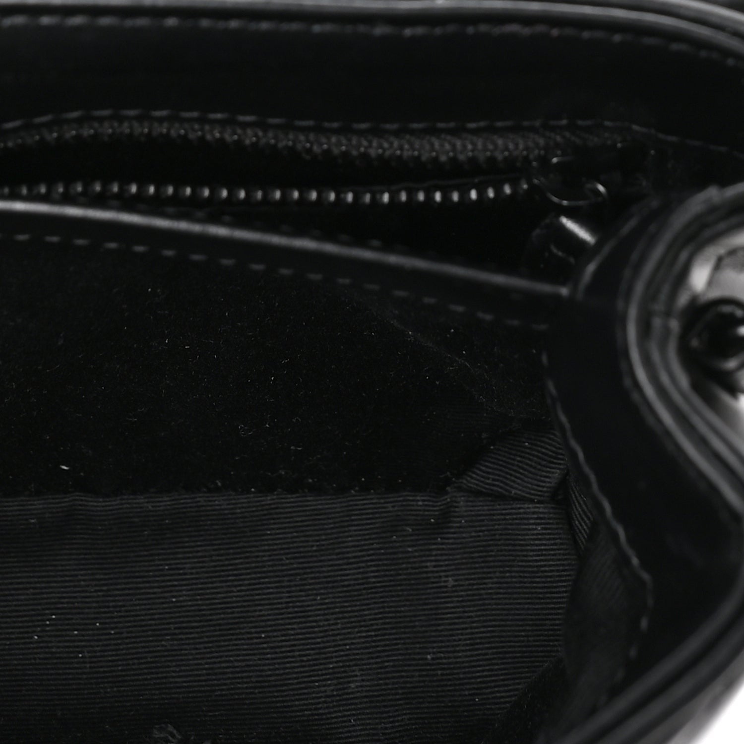 Saint Laurent Calfskin Y Quilted Monogram Monochrome Toy Loulou Crossbody Bag Black 4 of 8