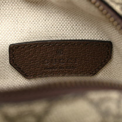 Gucci GG Supreme Monogram Web Mini Ophidia Double Zip Messenger Bag Beige New Acero 7 of 13