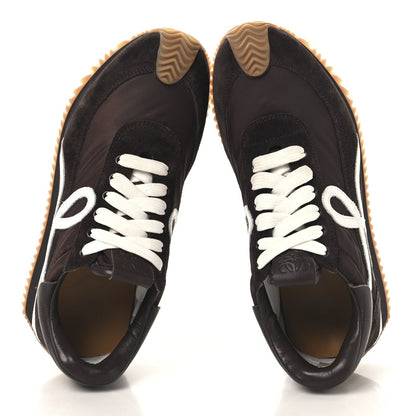 Loewe Nylon Suede Flow Runners Sneakers 37 Shitake 2 of 7