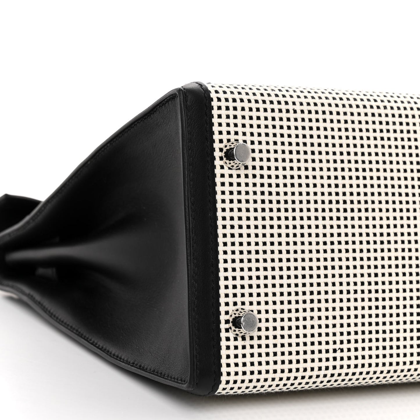 Toile Quadrille Swift Kelly Sellier 28 Ecru White Black