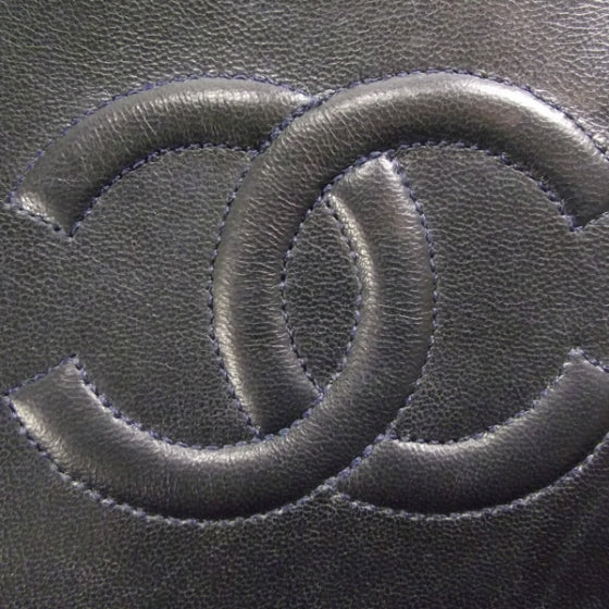 Chanel Quilted Lambskin Flap Navy 9 of 14