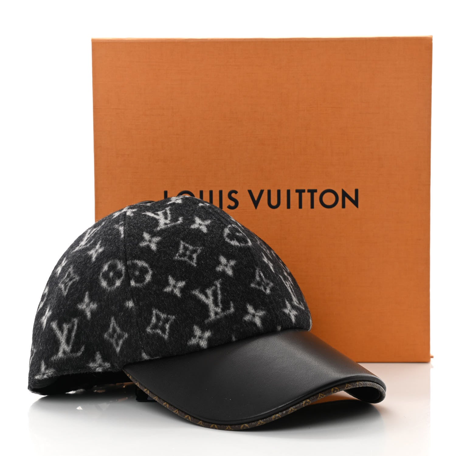 Louis Vuitton Wool Monogram Carry On Cap M Black 12 of 12