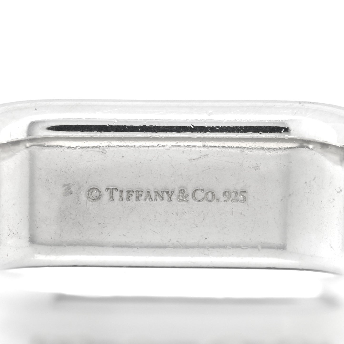 Sterling Silver 1837 Square Ring 57 8