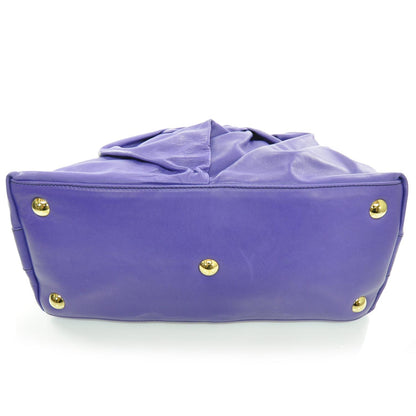 Valentino Garavani Lambskin Woven Couture Bag Purple 4 of 9