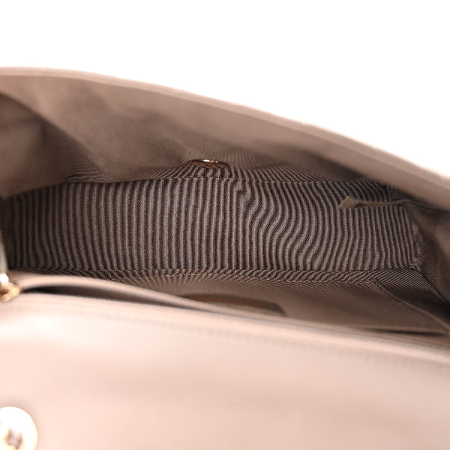 Chanel Calfskin Chevron Quilted Medium Statement Flap Khaki 5 of 11