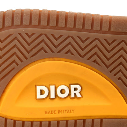 Christian Dior Smooth Calfskin Oblique Galaxy Mens B27 Low Top Sneakers 45 Yellow 9 of 10