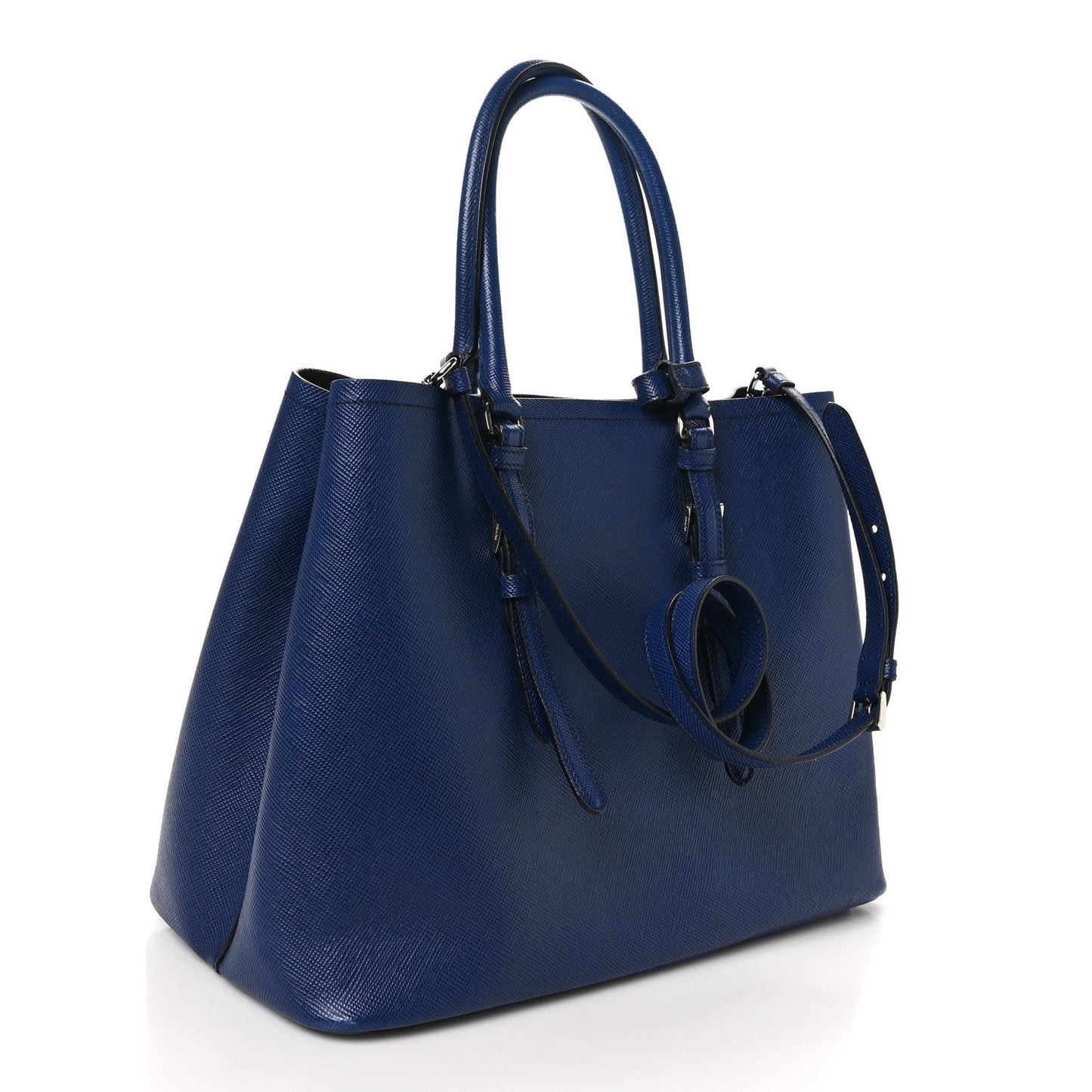 Saffiano Cuir Medium Double Handle Tote Baltico