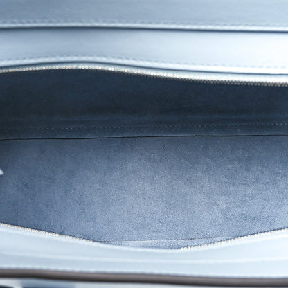Mulberry Micro Classic Grain Mini Zipped Bayswater Poplin Blue 5 of 7