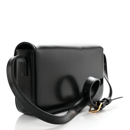 Celine Shiny Calfskin Triomphe Shoulder Bag Black 3 of 10