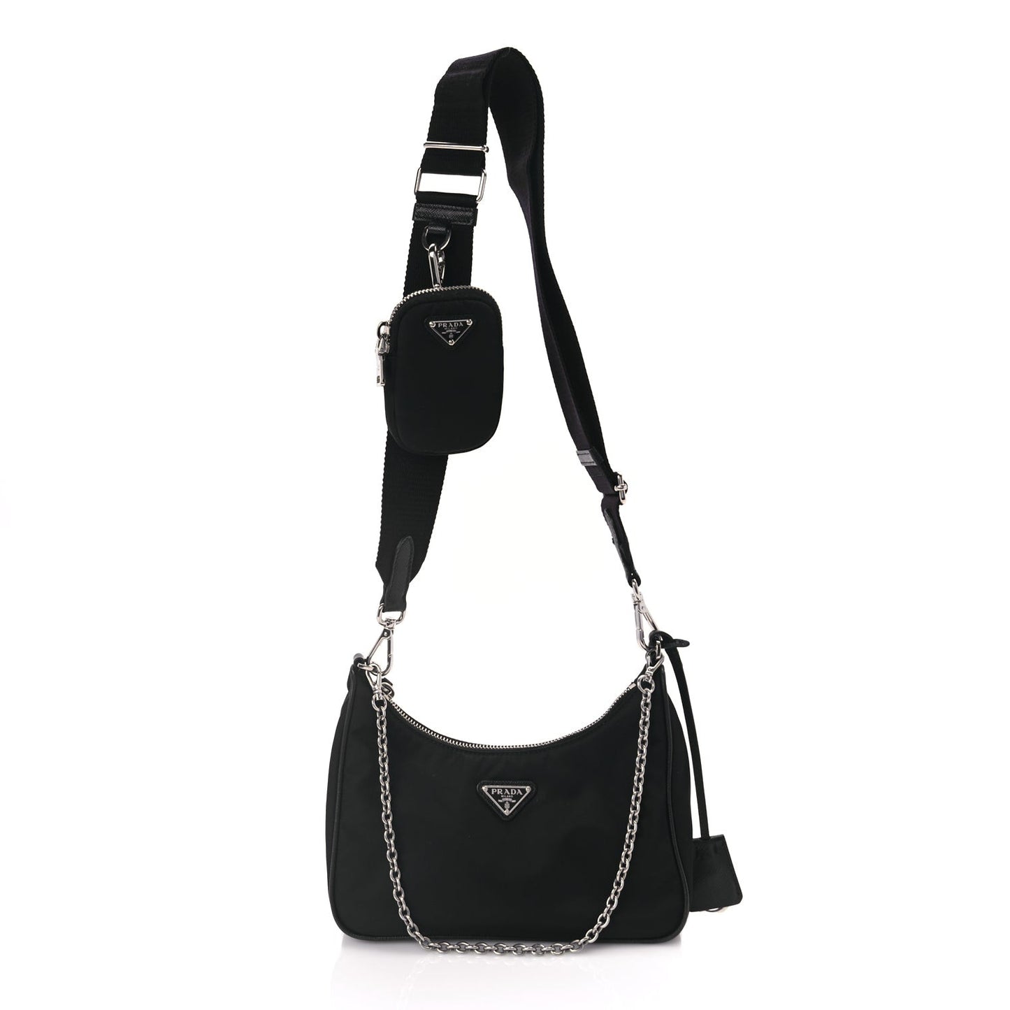 Nylon Re-Edition 2005 Shoulder Bag Black