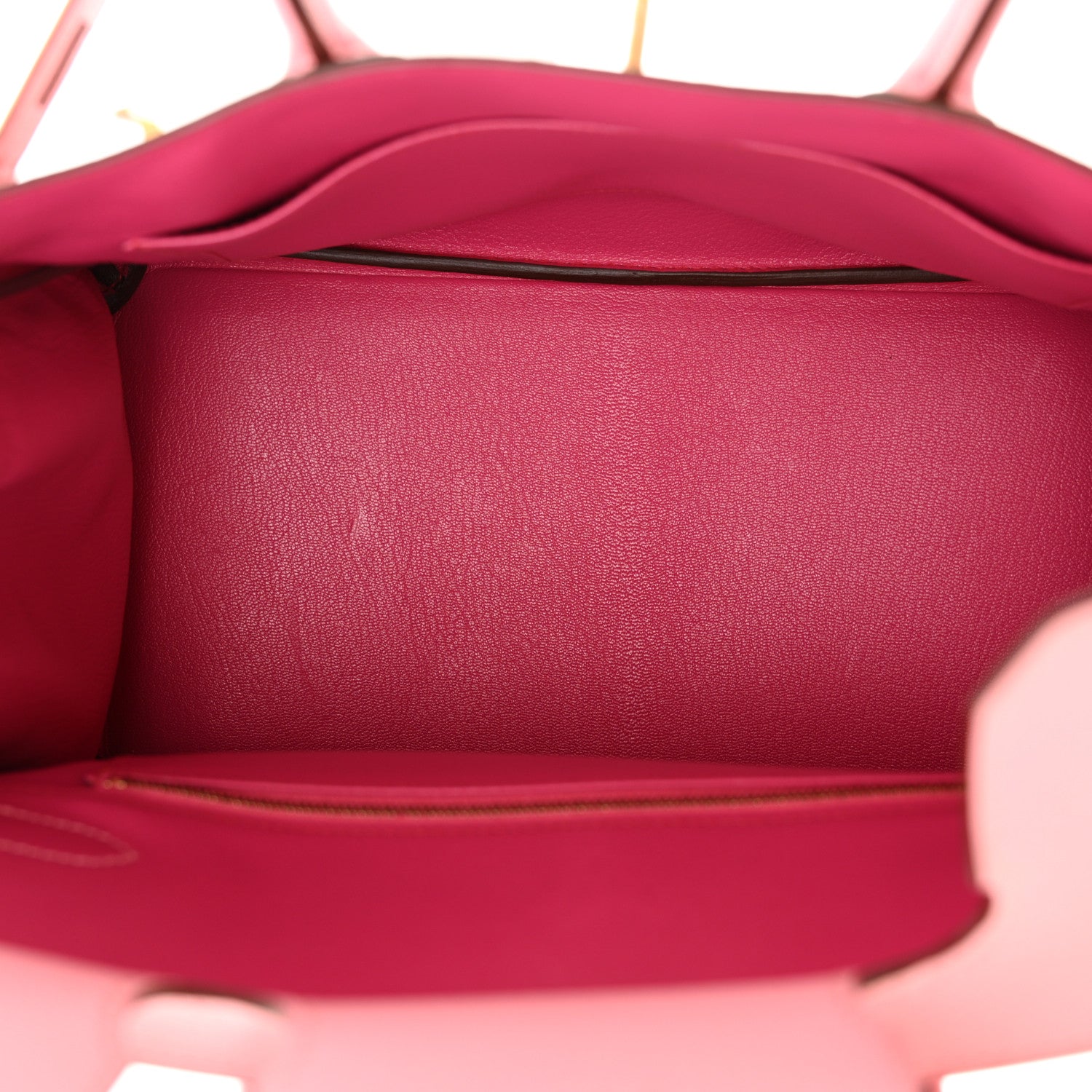 Hermes Chevre de Coromandel Horseshoe Birkin 30 Rose Confetti Fuchsia 5 of 17