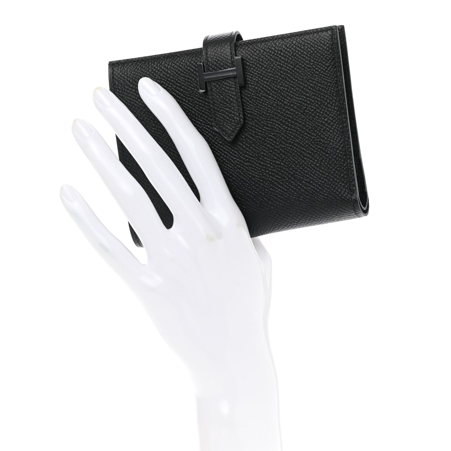 Epsom Monochrome Bearn Compact Wallet Black