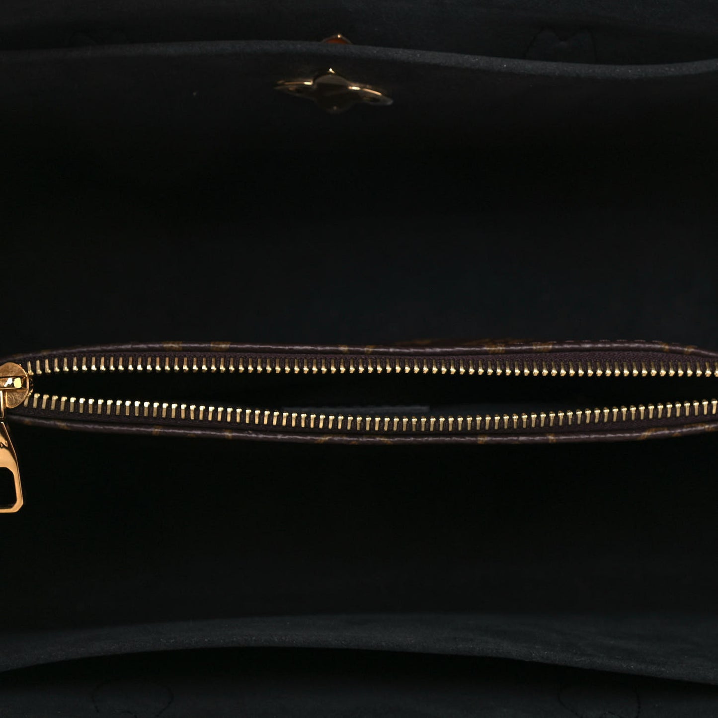 Monogram Flower Tote Black