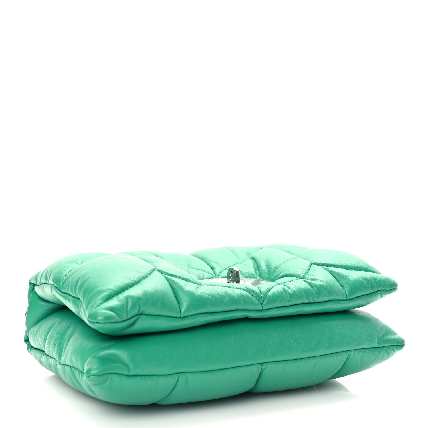 Mulberry Nappa Pillow Quilted Little Softie Bag Lawn Green 3 of 8