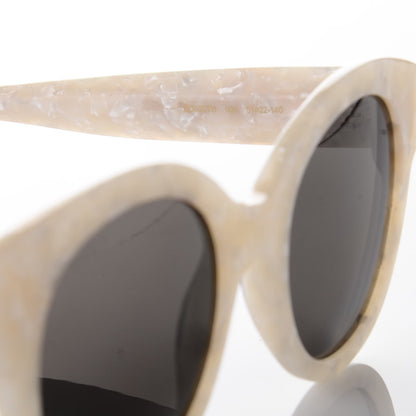 Gucci Round Frame GG Star Sunglasses GG0207S White 5 of 7