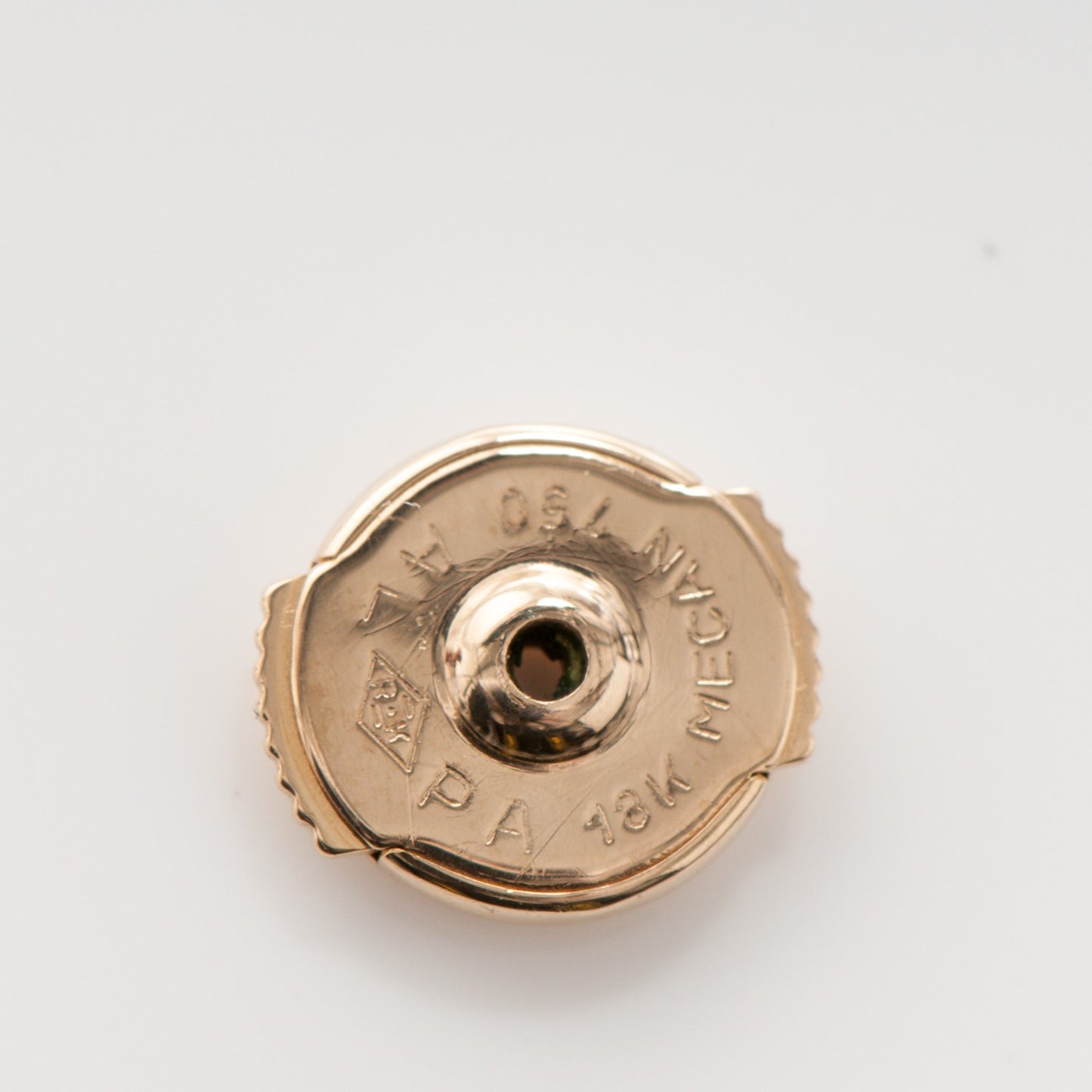 18K Pink Yellow White Gold 13mm Trinity Hoop Earrings