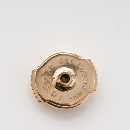 Cartier 18K Pink Yellow White Gold 13mm Trinity Hoop Earrings 5 of 6